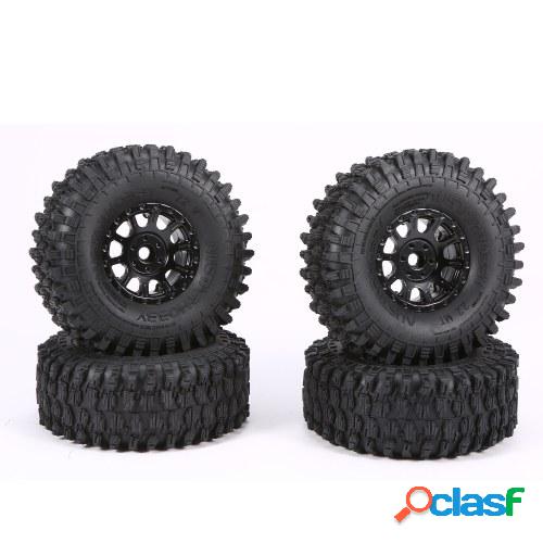 AUSTAR 7021 + 2018BK 4PCS RC Neumáticos 125 * 50 mm Llanta