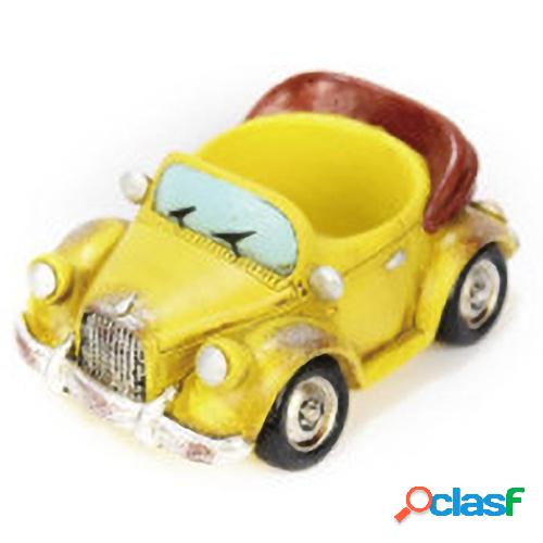 Adorno de escritorio de coche retro Adornos de maceta