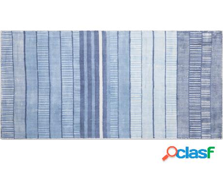 Alfombra Yardere (Azul - Viscosa -80x150x1 cm)
