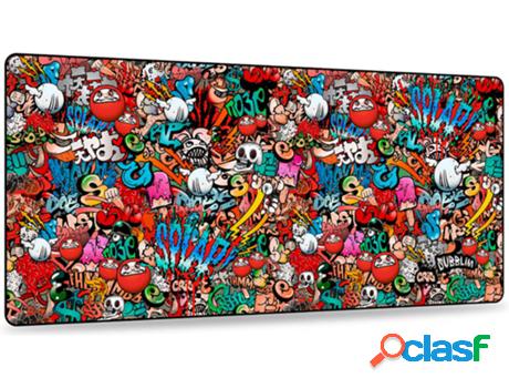 Alfombrilla de Ratón SUBBLIM Mouse Pad XXL (Multicolor)