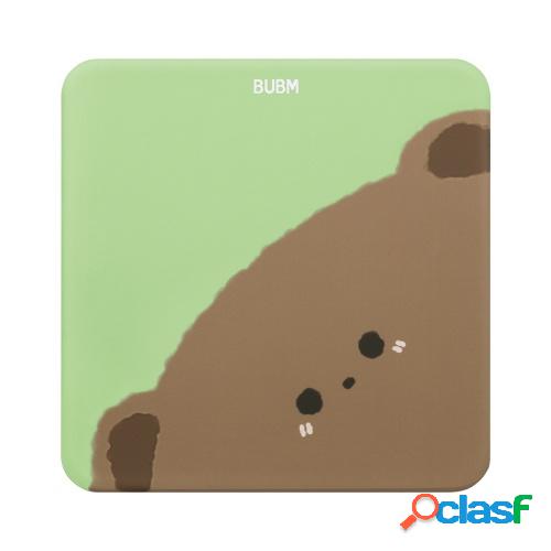 Alfombrilla de ratón de dibujos animados BUBM Suave