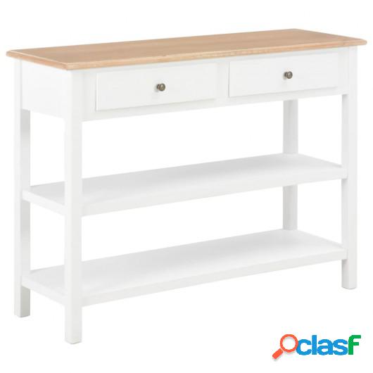 Aparador de MDF 110x35x80 cm blanco