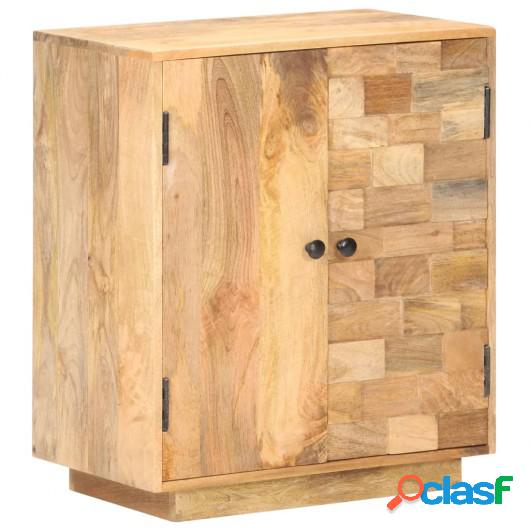 Aparador de madera de mango maciza 60x35x70 cm