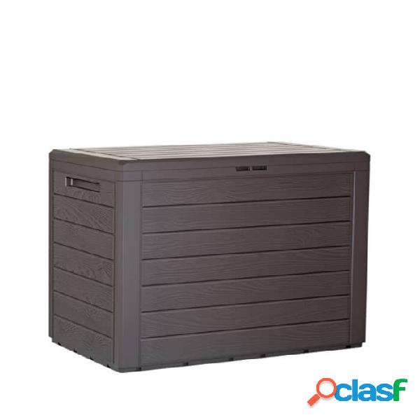Arcón de resina Vam Woodebox Bronce 190L 78x55x44cm