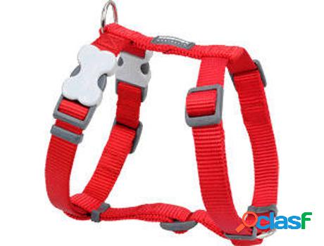 Arnés para Perros RED DINGO One Touch Liso Rojo (37-55cm)