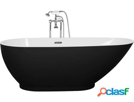 Bañera Guiana Preta (Negro - Acrílico -82x173x60 cm)