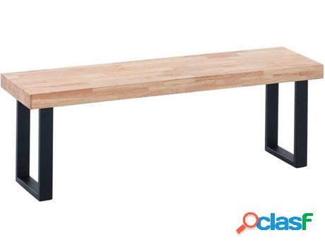 Banco ABECEDARIO salvaje-negro (Madera - 120 x 47 x 34 cm)