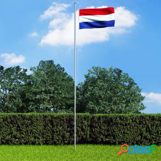 Bandera de Holanda y mástil de aluminio 6,2 m