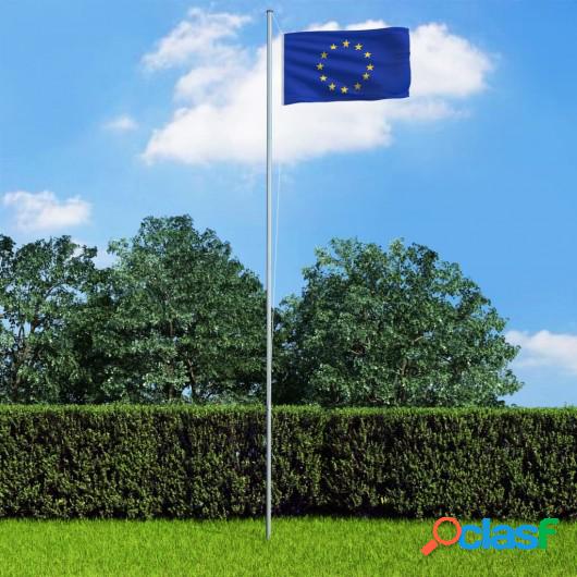 Bandera de la Unión Europea y mástil de aluminio 6,2 m