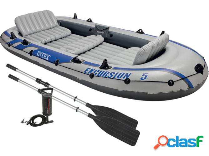 Barca Hinchable con 2 Remos INTEX Excursion 5 (366 x 114 x