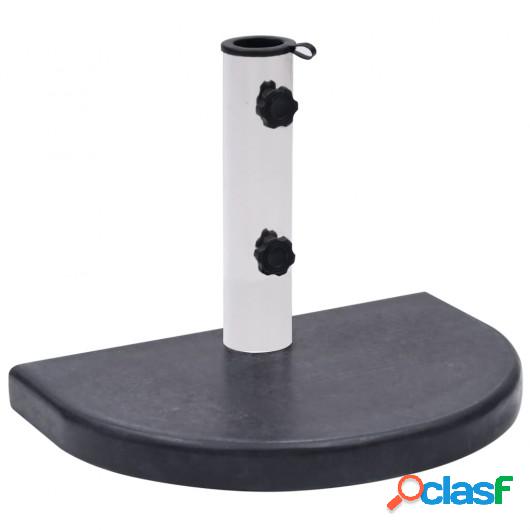 Base de sombrilla granito negra 40x28x4 cm