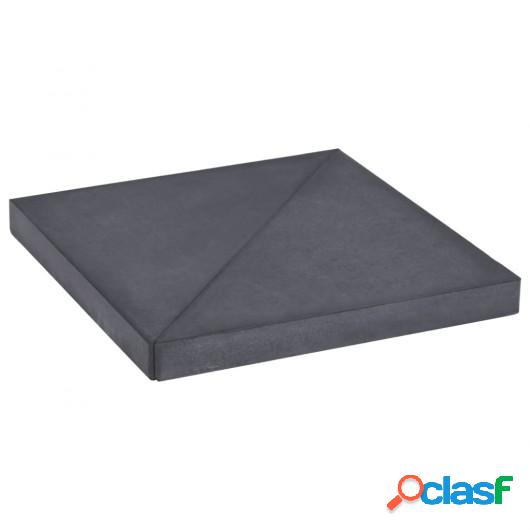 Base de sombrilla granito negra 47x47x4,8 cm