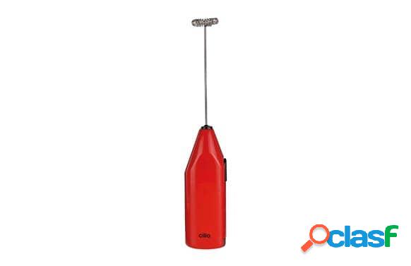 Batidora Cilio para capuchino cremoso de color rojo