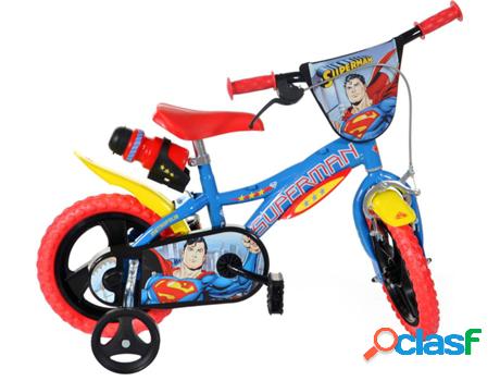 Bicicleta SUPERMAN Azul (Edad Minima: 3 años - 12")