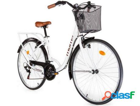 Bicicleta de Paseo MOMA BIKES BIC28BUN Blanco (167x22x88 cm)