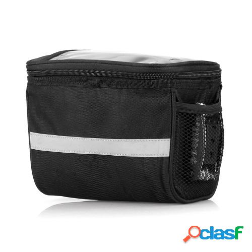 Bicicleta de ciclismo Bolsa delantera con aislamiento de