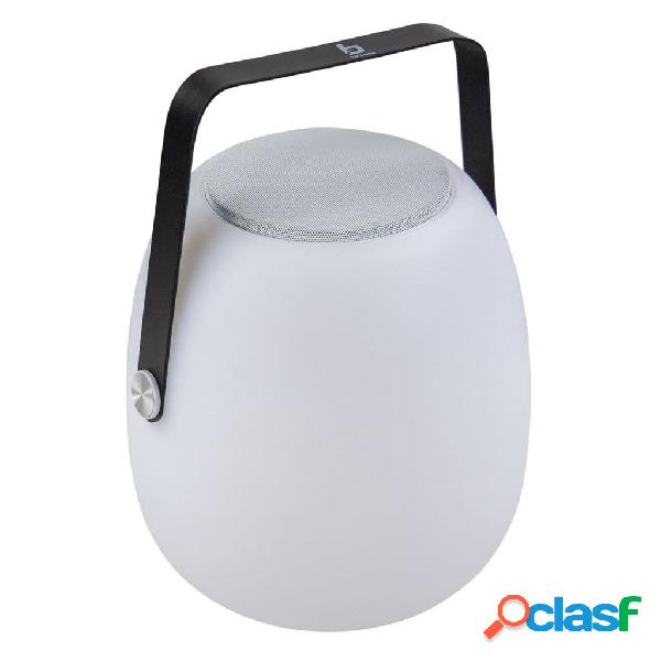 Bo-Camp Lámpara de mesa LED con altavoz Bluetooth Wade