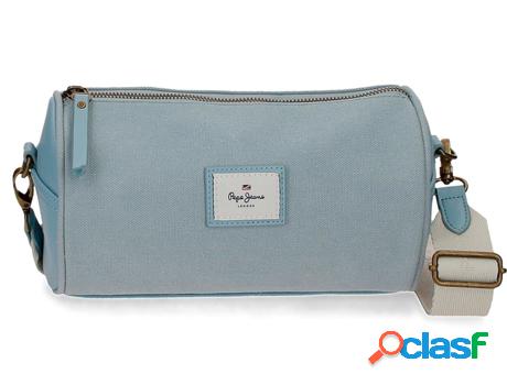 Bolsa de Hombro PEPE JEANS Cora Algodón Mujer (Azul)
