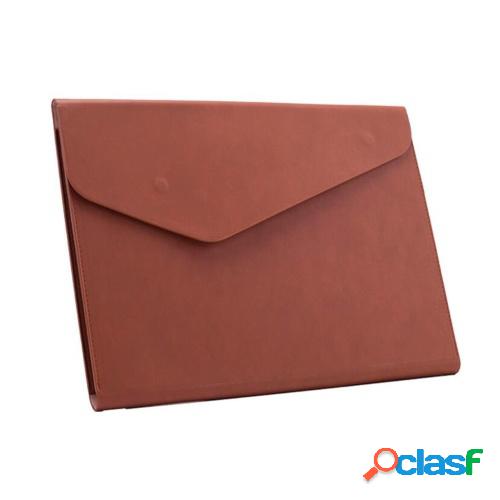 Bolsa de archivo A4 Bolsa de documentos de cuero de PU