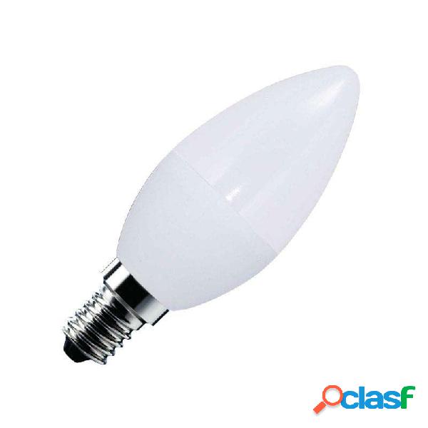 Bombilla led vela e14 frost 6w blanco neutro