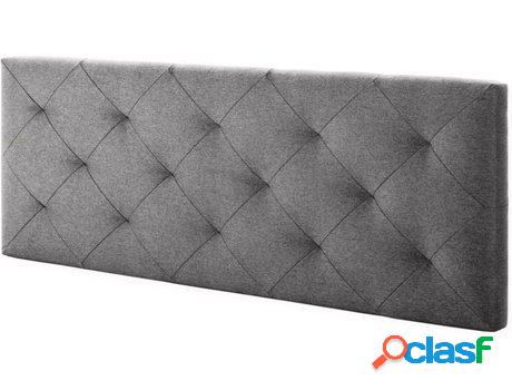 Cabecero de Cama MARCKONFORT Milan (Gris - 160 x 60 x 8 cm)