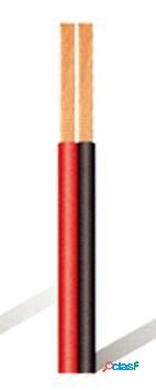 Cable Multimedia Paralelo Bicolor 100 Mt 2X0,75Mm 100Mt Rojo