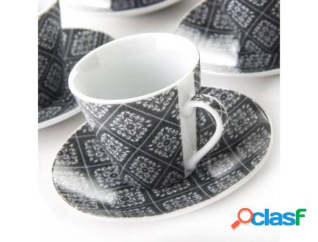 Café HOGAR Y MÁS Juego Con Gri Vintage Con