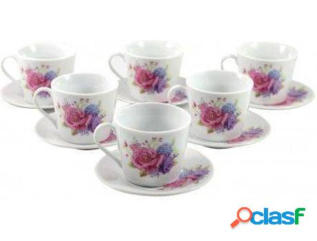 Café HOGAR Y MÁS Porcelana Al Fantasy Rose