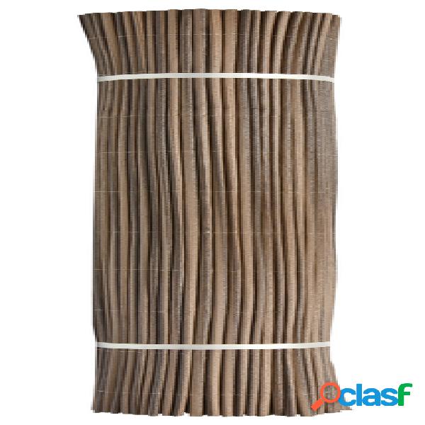 Cañizo Sintetico Fency Wick Marron Oscuro 1 X 3 M
