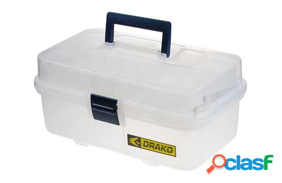 Caja multiuso de plástico transparente