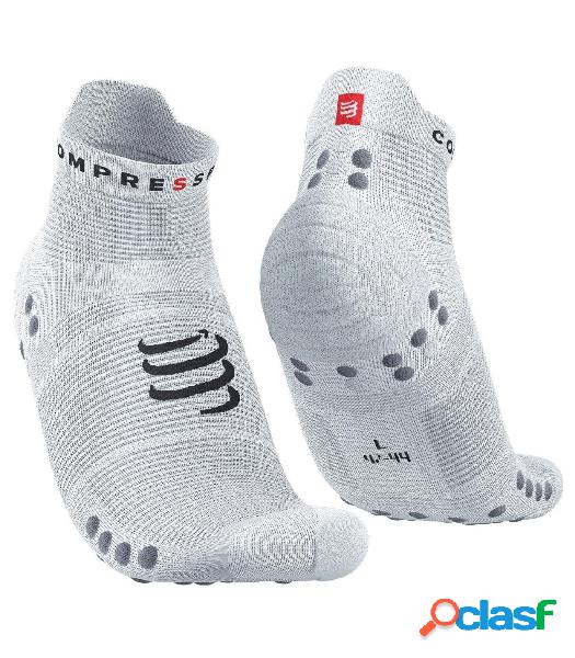 Calcetines Compressport Pro Racing Socks v4.0 Run Low White
