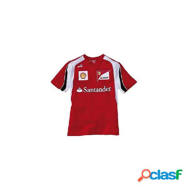 Camiseta niño Ferrari Escudería F1 2012 Rojo
