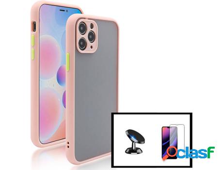 Carcasa + Protector + Soporte iphone 11 Pro Max PHONECARE