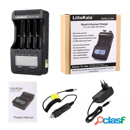 Cargador de batería LiitoKala Lii-500 Cargador inteligente