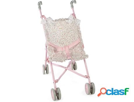 Carrito de Bebé Individual LA NINA Violeta Rosa y Blanco