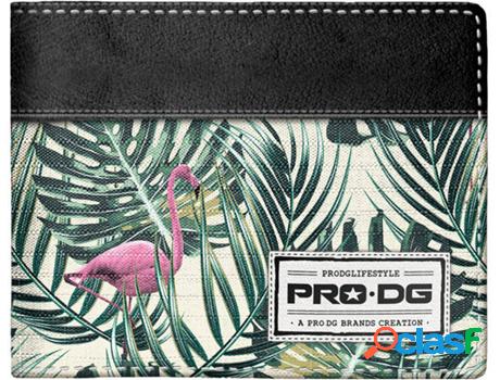 Cartera PRODG Flamingo Freestyle (Verde - 8.5x12x1.5cm)