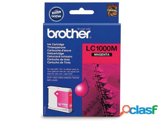 Cartucho BROTHER LC1000M Magenta (400 páginas)