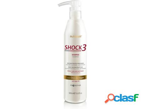 Champú Líquido NUTRAHAIR Shock3 Pro Repair (500 ml)