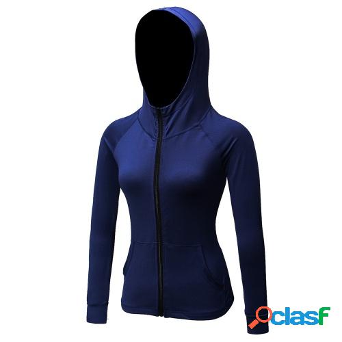 Chaquetas con capucha y cremallera completa para mujer