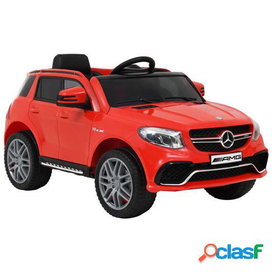 Coche para niños Mercedes Benz GLE63S plástico rojo