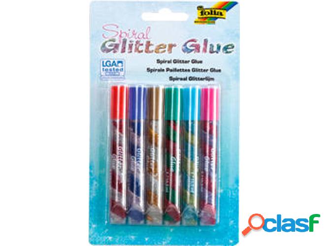 Cola Glitter FOLIA Spiral Normal 575 (6 Unidades)