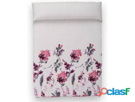 Colchas HOGAR Y MÁS Bouti Al Blanco Y Rosa (260 x 240 cm)