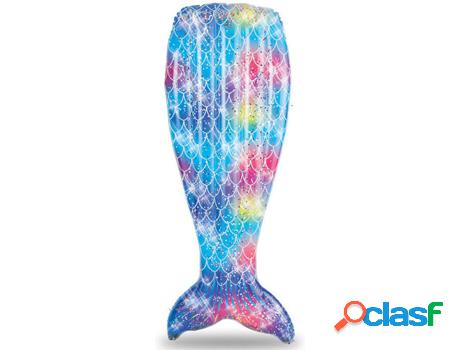 Colchoneta DISFRAZZES de Cola de Pez Hinchable (178 x 61 x
