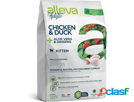 Comida para Gatos ALLEVA Holistic Chicken & Duck + Aloe Vera