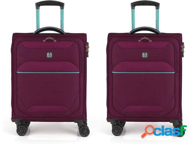 Conjunto 2 Maletas de Viaje GABOL Giro (66 L - Rojo)