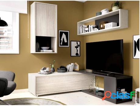 Conjunto de Muebles de TV DKIT Obi (180cm - Madera -