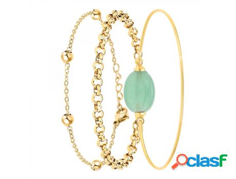 Conjunto de Pulseras SC_BOHEME (bañado a rodio - Dorado -