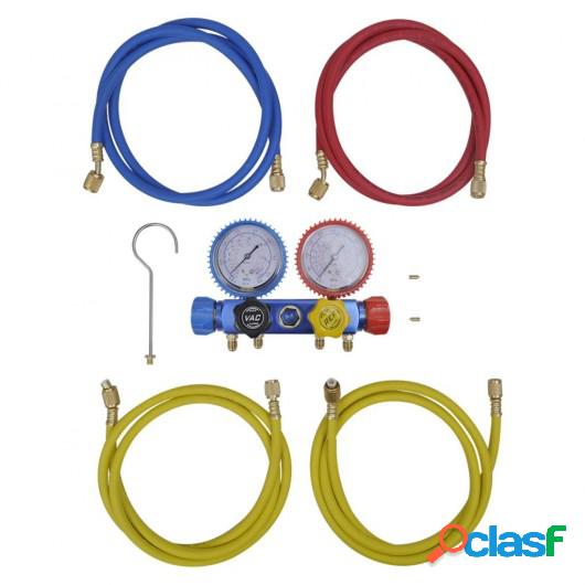 Conjunto de manómetro de cuatro vías para aire