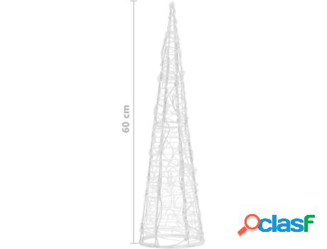Cono de Iluminación VIDAXL luces LED (60x500cm - Azul -