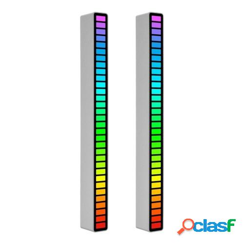 Control de sonido RGB Luces de ritmo 32 LED 18 colores Modo